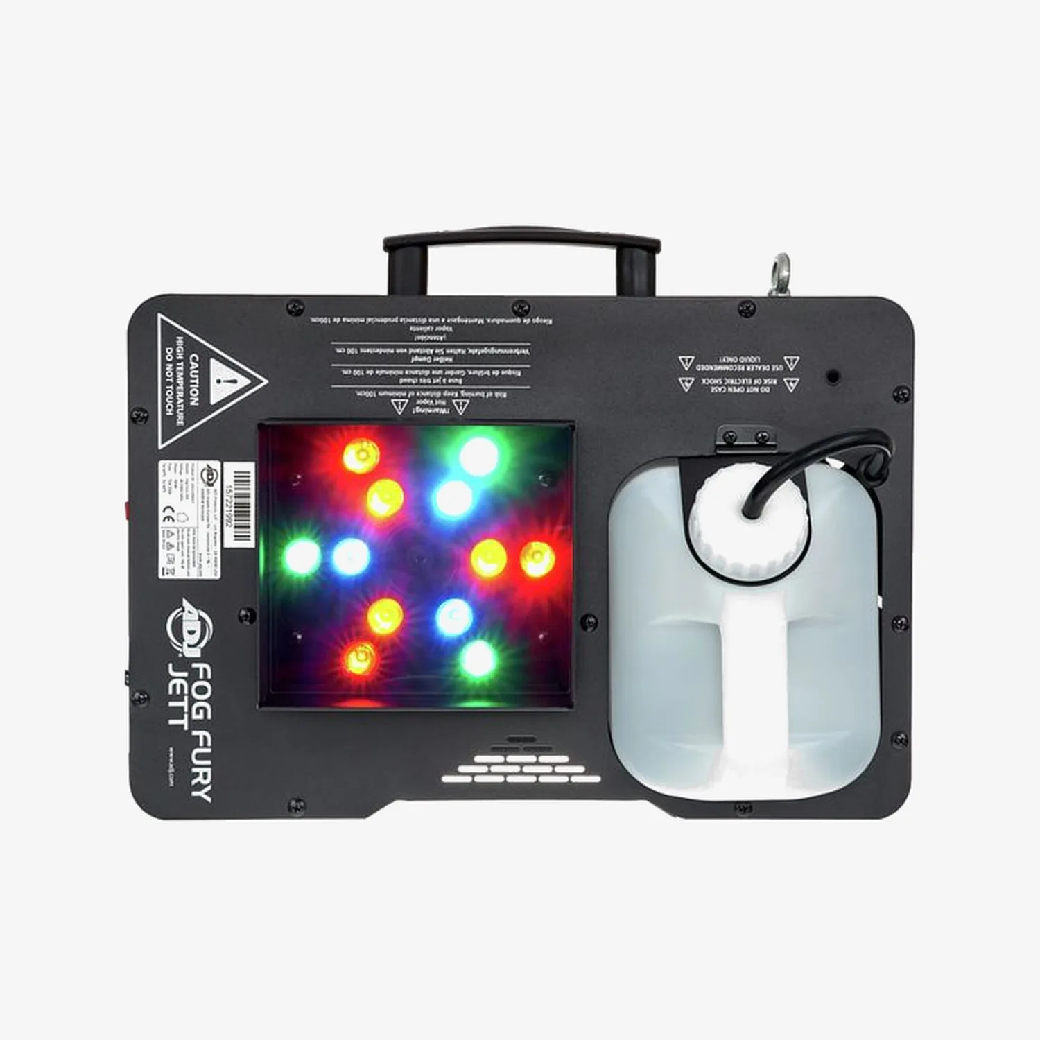 ADJ Fog Fury Jett vue de dessus LED