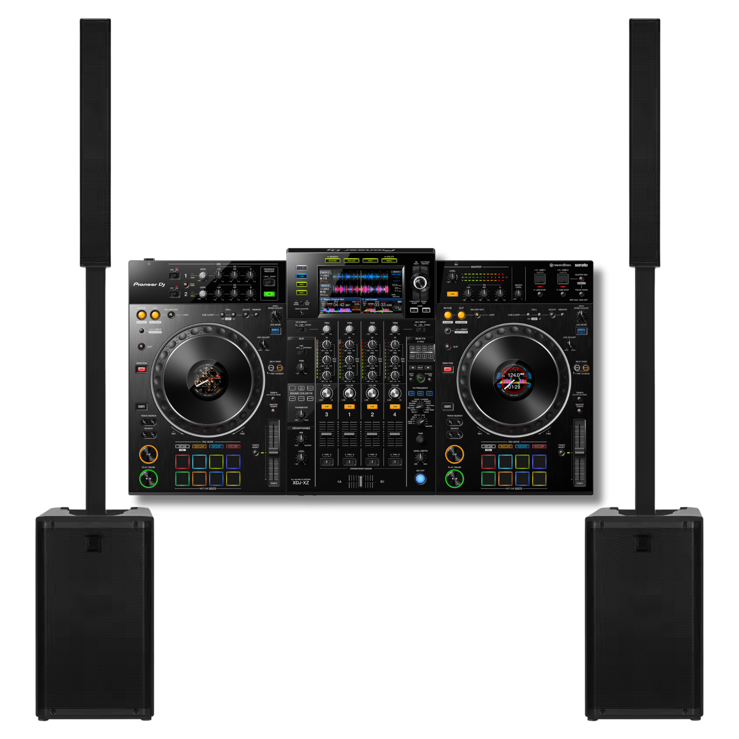 PACK DJ J9 SIGNATURE - Pioneer XDJ-XZ + 2x RCF EVOX J9