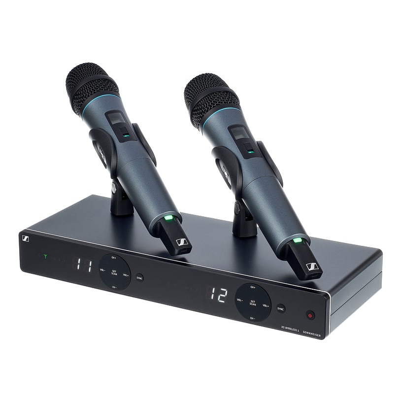 2 micros sans fil Sennheiser XSW 1-825 Dual — Plug & play