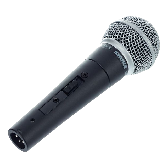 Location Shure SM58S vue 3/4 - Soundcall