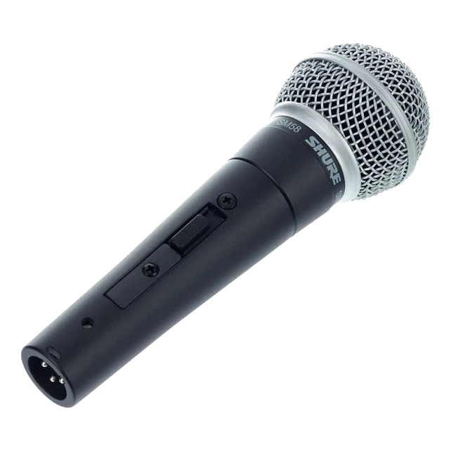 Location Shure SM58S vue 3/4 - Soundcall